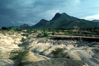 Вулкан Хома (Кения) в 1994 году