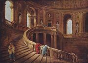 Лестница во дворце Фарнезе в Капрароле. Лувр