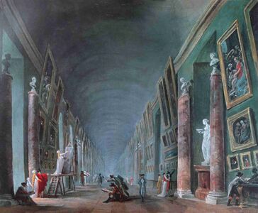Большая галерея Лувра, после 1801