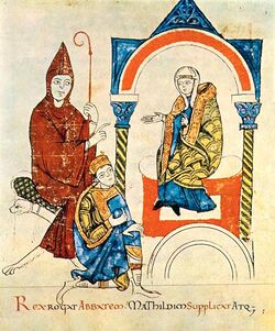 Гуго Клюнийский, Генрих IV и Матильда Тосканская