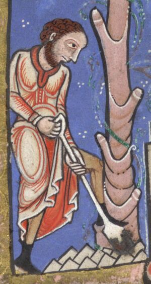 Иллюстрация из средневековой рукописи.