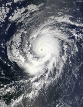 Ураган Фред на пике интенсивности, 9 сентября 2009 года