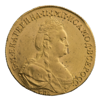 Аверс 10 рублей 1795 года (литеры «∙T∙I∙»)