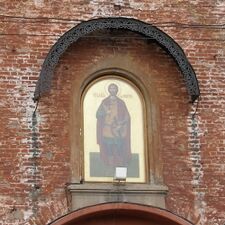 Икона в честь святого благоверного князя Юрия Всеволодовича на Дмитриевской башне
