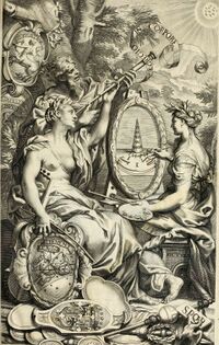 Э.Тезауро. «Подзорная труба Аристотеля». (Фронтиспис издания 1670 года)
