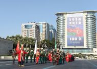 Ilham Aliyev and Recep Tayyip Erdogan attended the parade dedicated to 100th anniversary of liberation of Baku 31.jpg