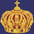 Корона Наполеона III[en]. (Уничтожена в 1871, репродукция демонстрируется в Вуппертале)