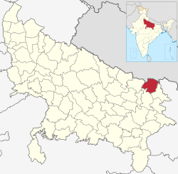 Махараджгандж на карте