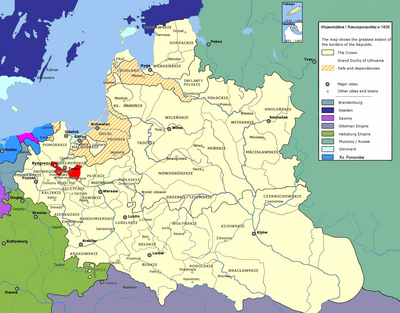 Иновроцлавское воеводство на карте