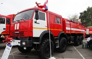 Аэродромный пожарный автомобиль АА 12/60 на шасси КамАЗ-63501