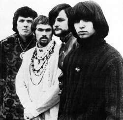Iron Butterfly ~ 1969 год Слева направо: Дуг Ингл, Рон Буши, Ли Дорман, Эрик Бранн