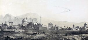 Иллюстрация Исфахана с юга
