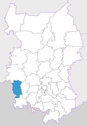 Исилькульский район на карте