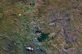 Снимок со спутника LandSat-7, НАСА.