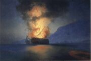 Ivan Constantinovich Aivazovsky - Exploding Ship.JPG