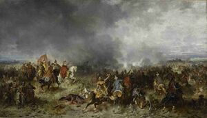 Юзеф Брандт. Хотинская битва. 1867 год.