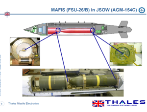 JSOW-C с БЧ BROACH в разрезе от Thales