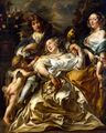 Якоб Йорданс. «Аллегорический семейный портрет». Около 1650-1652 годов.