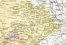 Княжество Кишангарх в The Imperial Gazetteer of India