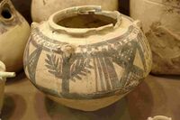 Расписной керамический сосуд периода Джемдет-Наср из Хафадже. Музей Восточного института Чикагского университета