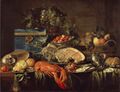 Натюрморт с фруктами и омаром. 2-я четверть XVII в. Коллекция Уоллеса. Лондон