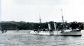 Крейсер «Ёсино» в Йокосука в 1896 году