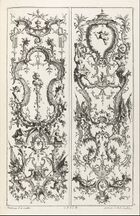 Две панели. Гравюра по рисунку Ж.-Ф. де Кювилье из «Книги орнаментов». 1738