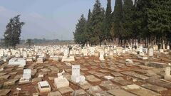 Старая часть еврейского кладбища в Рош-ха-Аине
