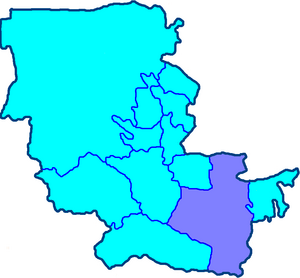 Зааминский район на карте