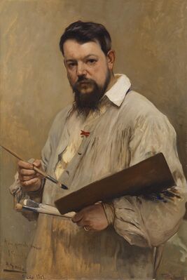Хосе Хименес Аранда. Портрет Хоакина Сорольи, 1901 год