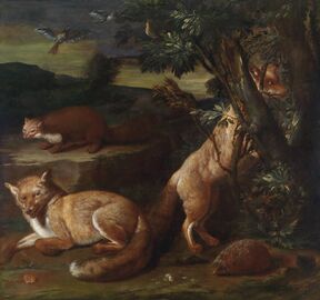 Ландшафт с дикими зверями (1806)
