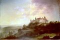 Вид на замок Кибург, ок. 1790