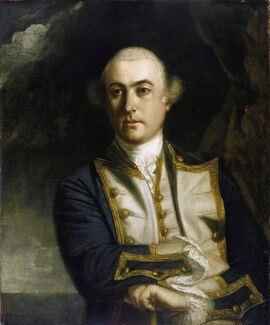 Портрет вице-адмирала Джона Байрона 1759 года работы Джошуа Рейнольдса