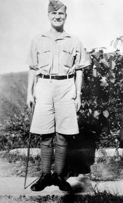 Ротный сержант-майор Осборн на Ямайке, ок. 1940—1941 гг.