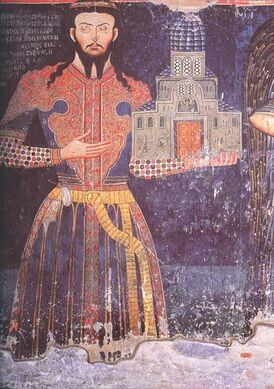 Йован Оливер, фреска из Лесновского монастыря
