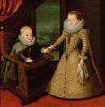 Хуан Пантоха де ла Крус. Король Филипп IV и его сестра инфанта Анна (1607)