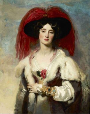 Леди Джулия Пиль на портрете Т. Лоуренса (1827)