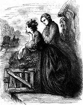 Юлия и Сен-Прё. Иллюстрация к французскому изданию 1878 года