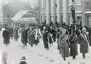 Похороны Юлиуса Куперьянова. Тарту, 7 февраля 1919 г.
