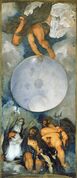 Караваджо. Юпитер, Нептун и Плутон. Роспись плафона виллы Людовизи. 1597. Штукатурка, масло