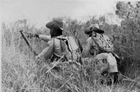 Учения Королевских африканских стрелков в Кении, 1944 год