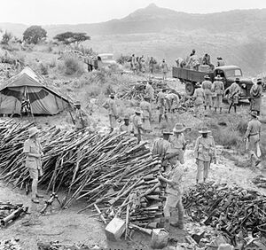 Британские солдаты в Эфиопии 28 сентября 1941