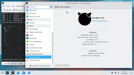 FreeBSD 13.0 под KDE Plasma 5.23