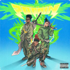 Обложка сингла KSI при участии Lil Pump и Smokepurpp «Poppin» (2020)