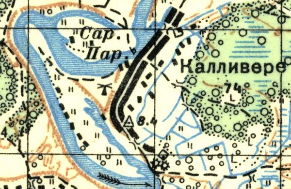 План деревни Калливере. 1926 год