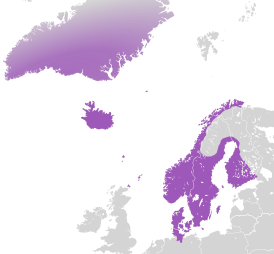 Кальмарская уния в 1500 году