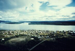 Вид на Калтаг с самолёта, сентябрь 2002.