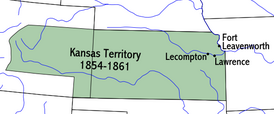 Изменения границ Территории Канзас