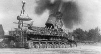 60 cm Karl-Gerät «Ziu» firing in Warsaw, August 1944