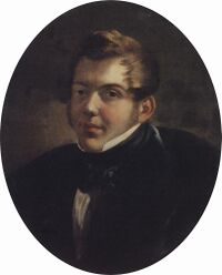 Портрет Лопыревского кисти К. Брюллова (1836)